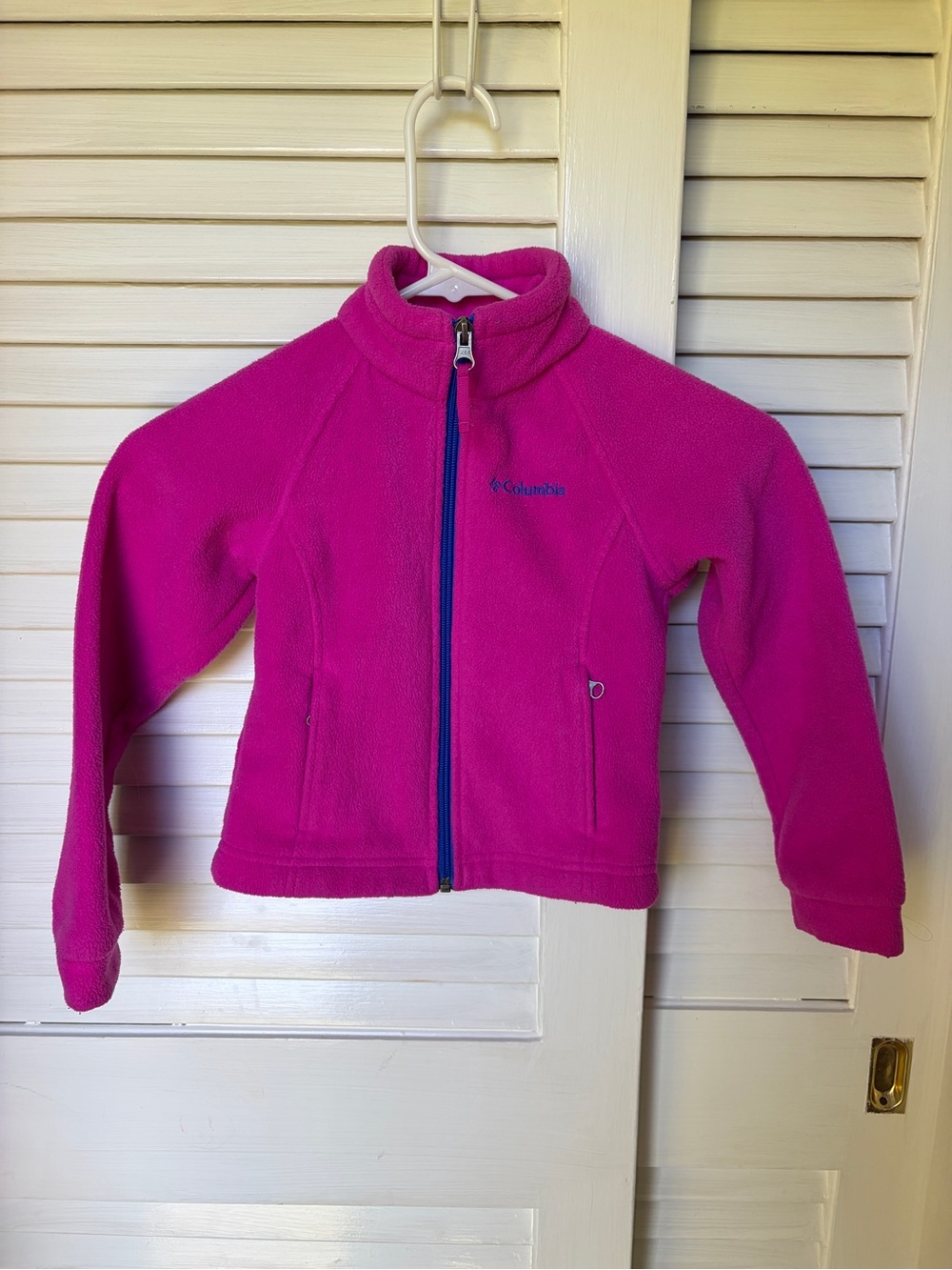 Columbia Girls Pink Fleece Zip Up - Sz XXS (4/5)